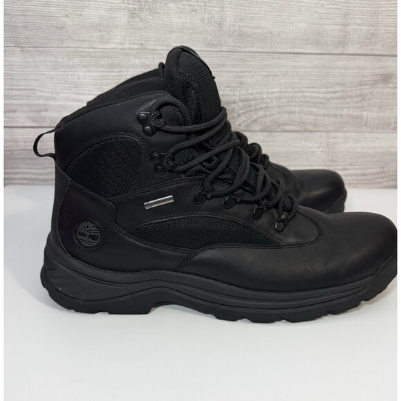 WATERPROOF Timberland Chocorua Trail Mid hiker black full boots SIZE 13 - Picture 3 of 16